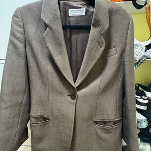 Emporio Armani Brown Textured Jacket